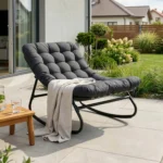 Fotel Bujany AURORA Szary