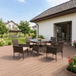 Zestaw Mebli Ogrodowych MORADO Brązowy/Beżowy