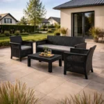 Zestaw Mebli Ogrodowych SAVIO Czarny